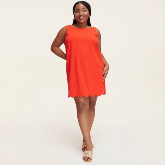 kate spade Dresses & Skirts - NEW Kate Spade x Target Scalloped Mini Shift Dress - Red